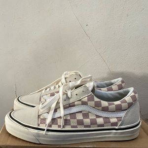 Pink Checkered Vans